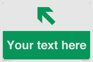 Custom Safe condition: Green Up left arrow